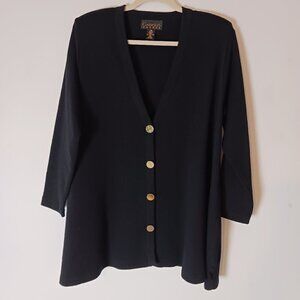 Vintage Classiques Merino Wool Tunic Cardigan
